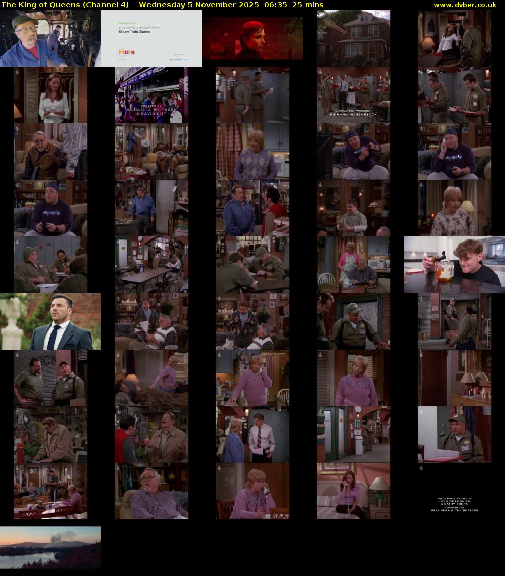 The King of Queens (Channel 4) Wednesday 5 November 2025 06:35 - 07:00