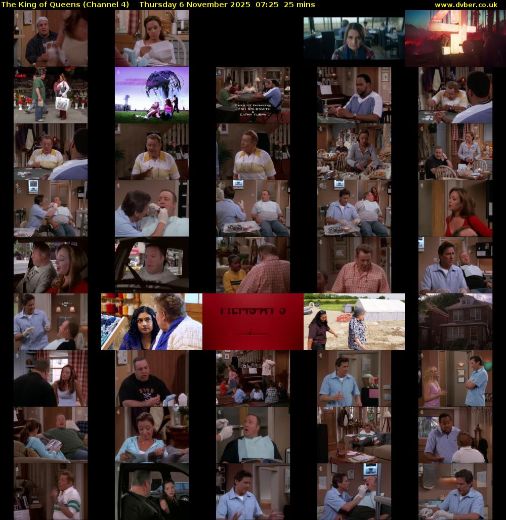 The King of Queens (Channel 4) Thursday 6 November 2025 07:25 - 07:50