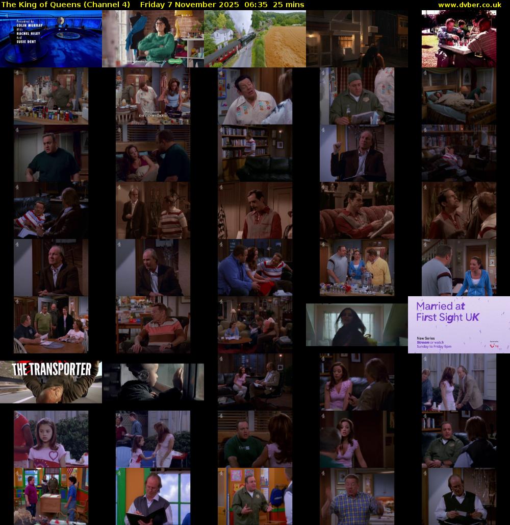 The King of Queens (Channel 4) Friday 7 November 2025 06:35 - 07:00