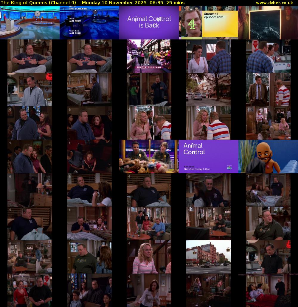 The King of Queens (Channel 4) Monday 10 November 2025 06:35 - 07:00