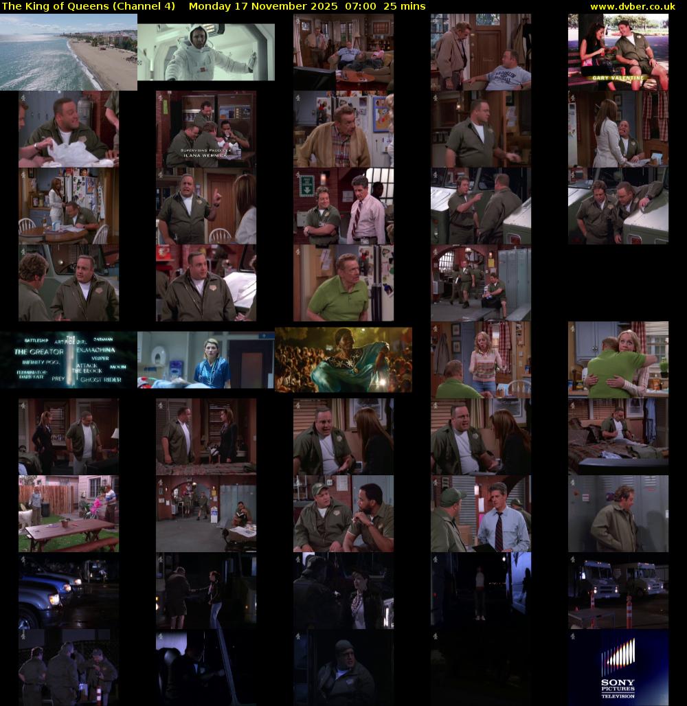 The King of Queens (Channel 4) Monday 17 November 2025 07:00 - 07:25