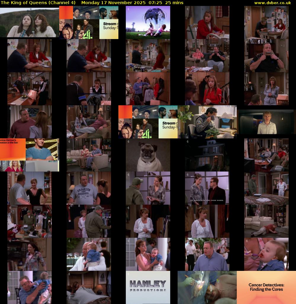The King of Queens (Channel 4) Monday 17 November 2025 07:25 - 07:50