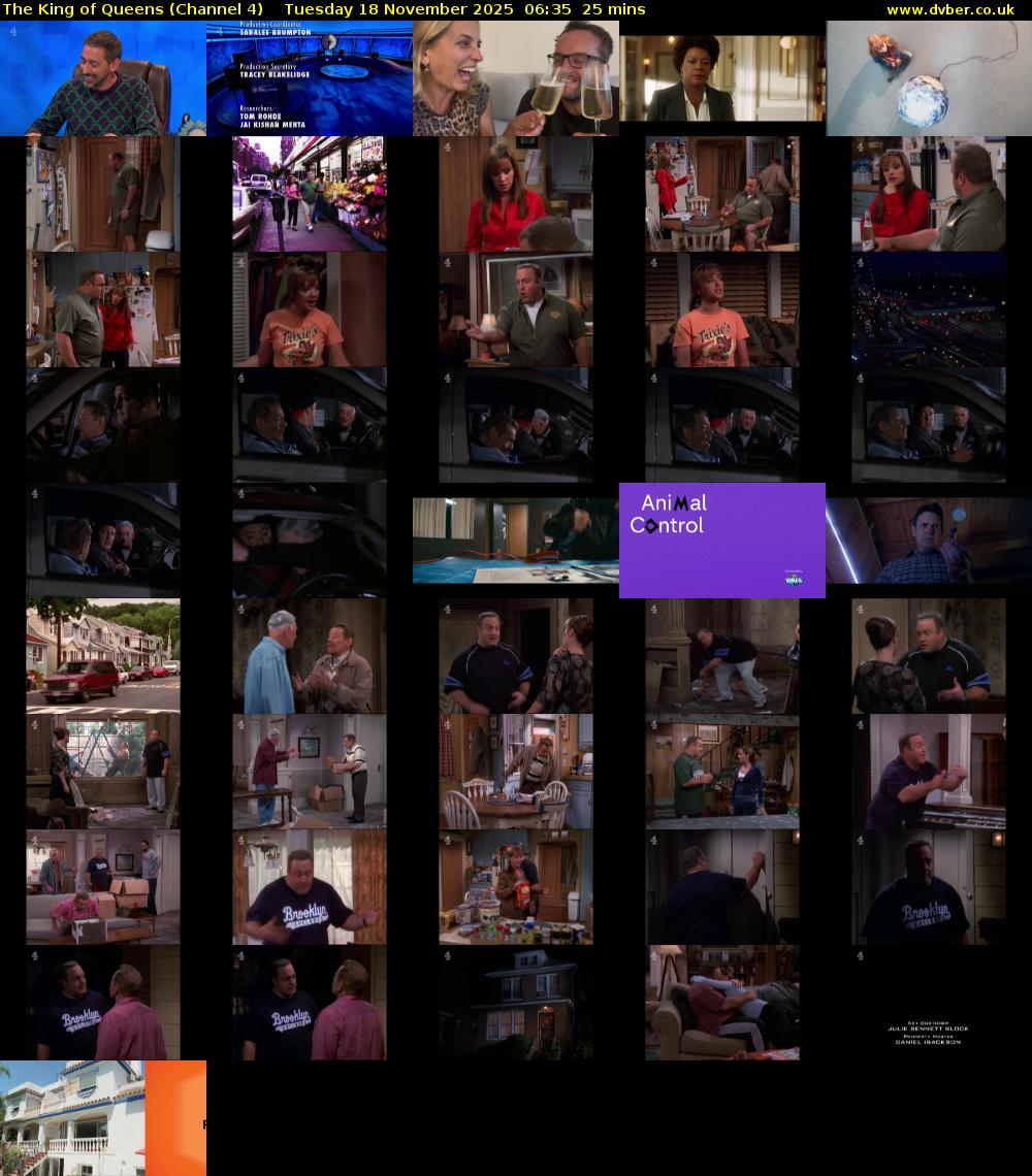 The King of Queens (Channel 4) Tuesday 18 November 2025 06:35 - 07:00