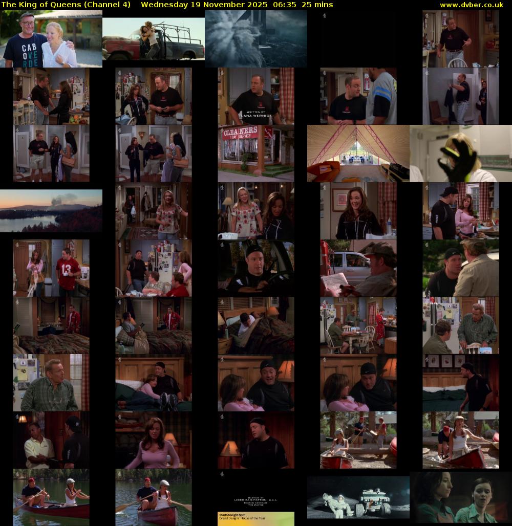 The King of Queens (Channel 4) Wednesday 19 November 2025 06:35 - 07:00