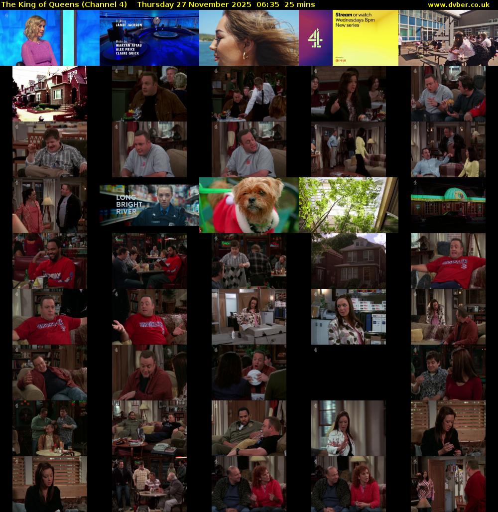 The King of Queens (Channel 4) Thursday 27 November 2025 06:35 - 07:00