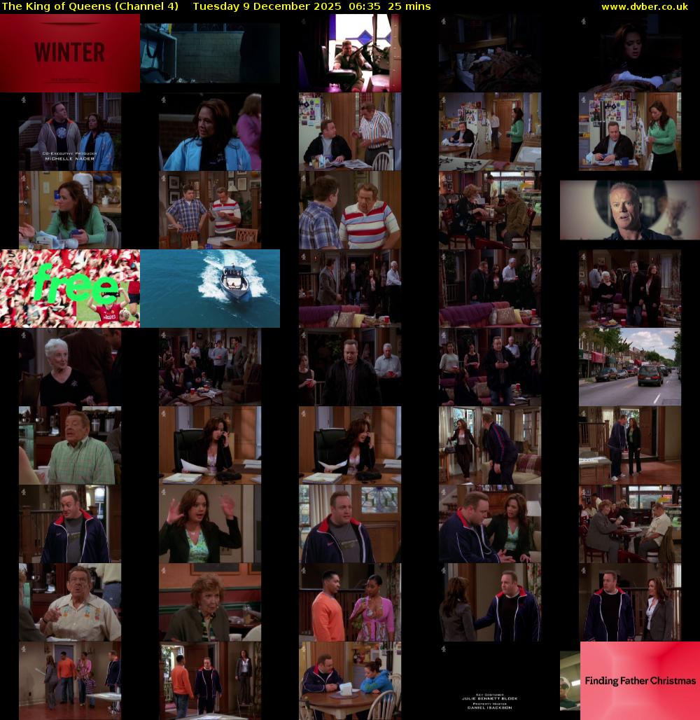 The King of Queens (Channel 4) Tuesday 9 December 2025 06:35 - 07:00