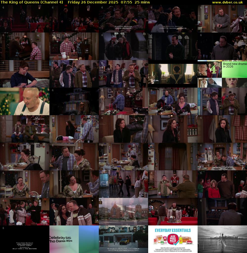 The King of Queens (Channel 4) Friday 26 December 2025 07:55 - 08:20