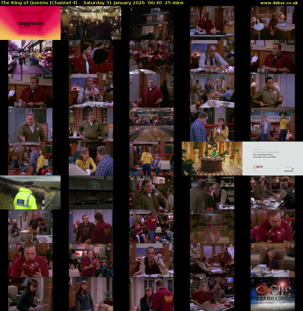 The King of Queens (Channel 4) Saturday 31 January 2026 06:40 - 07:05