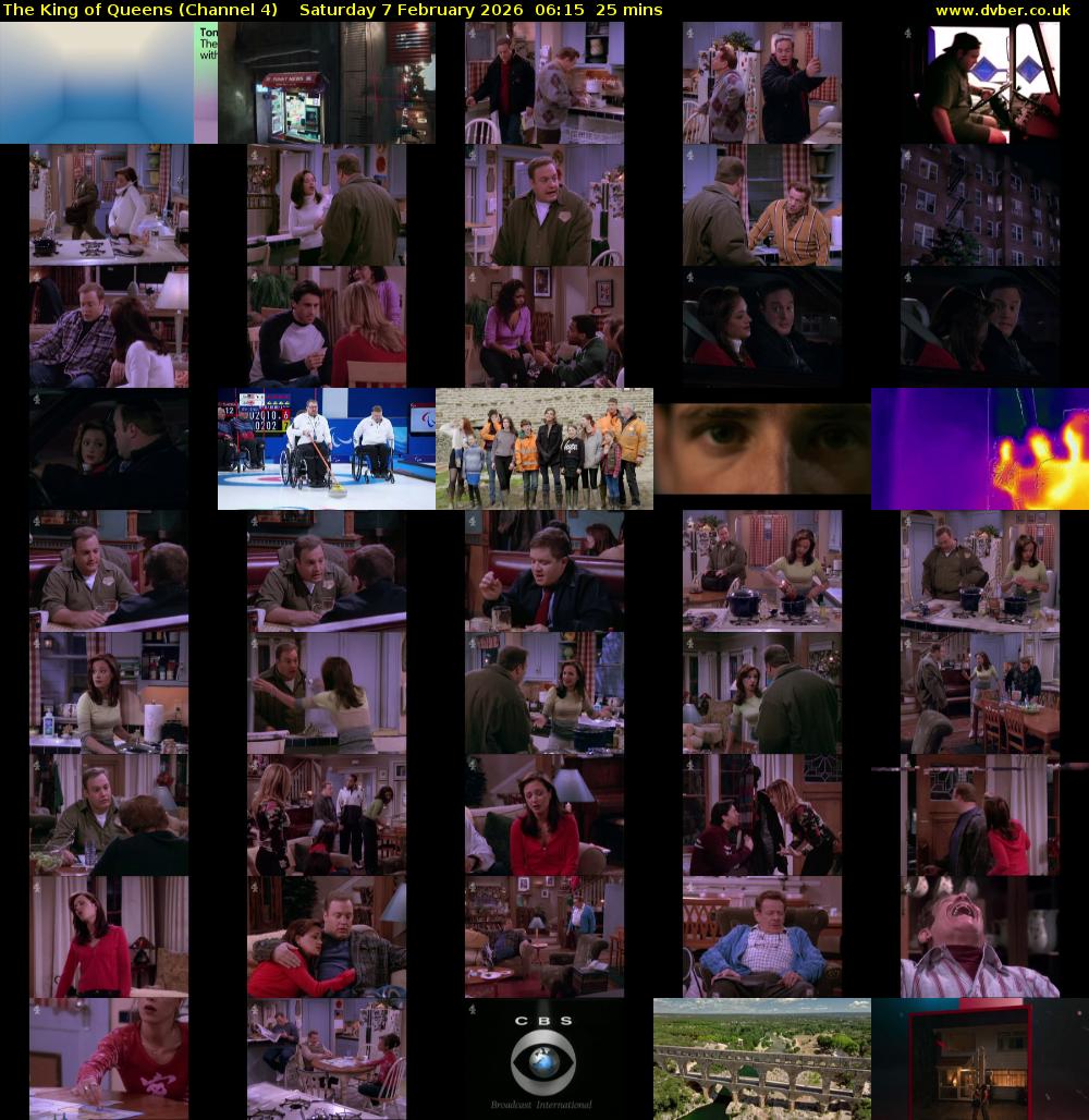 The King of Queens (Channel 4) Saturday 7 February 2026 06:15 - 06:40