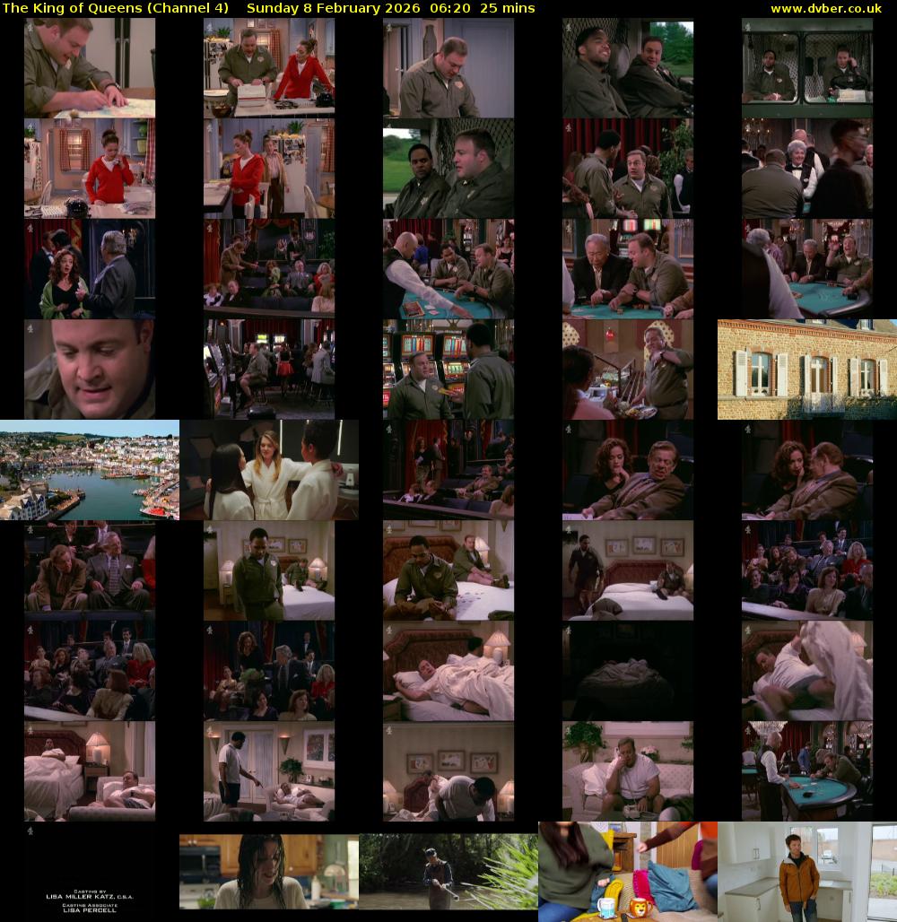 The King of Queens (Channel 4) Sunday 8 February 2026 06:20 - 06:45