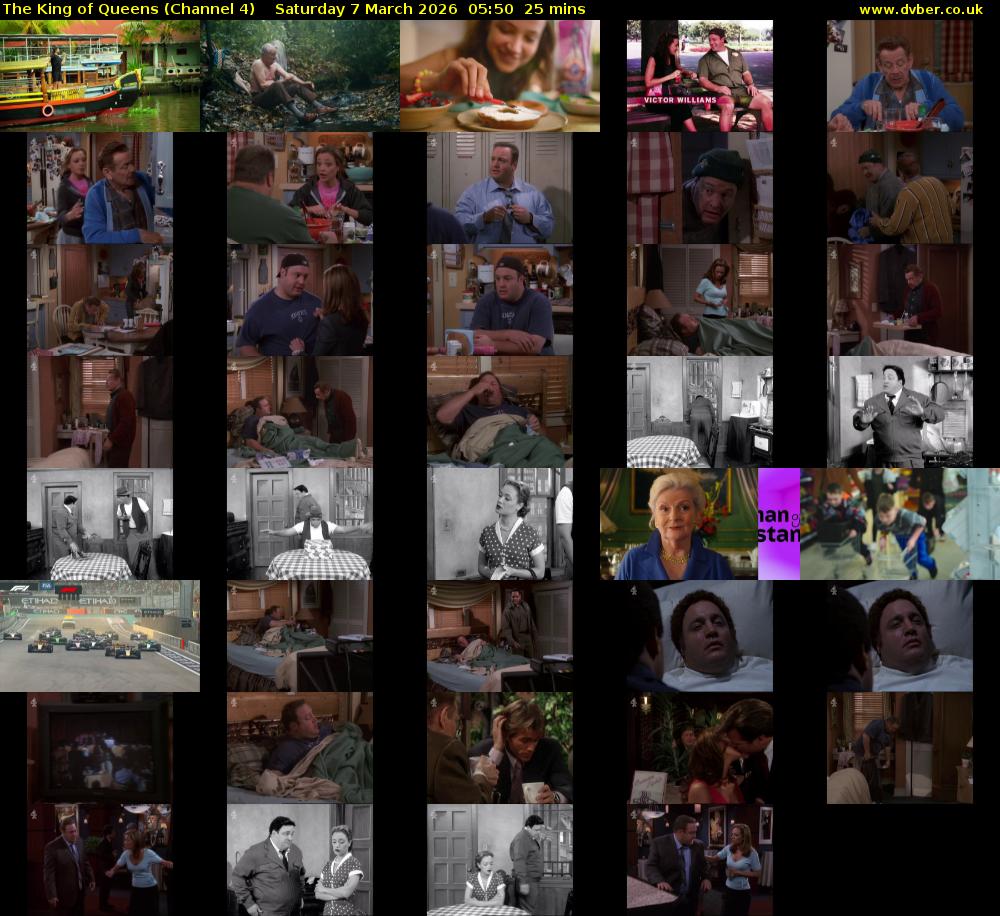 The King of Queens (Channel 4) Saturday 7 March 2026 05:50 - 06:15