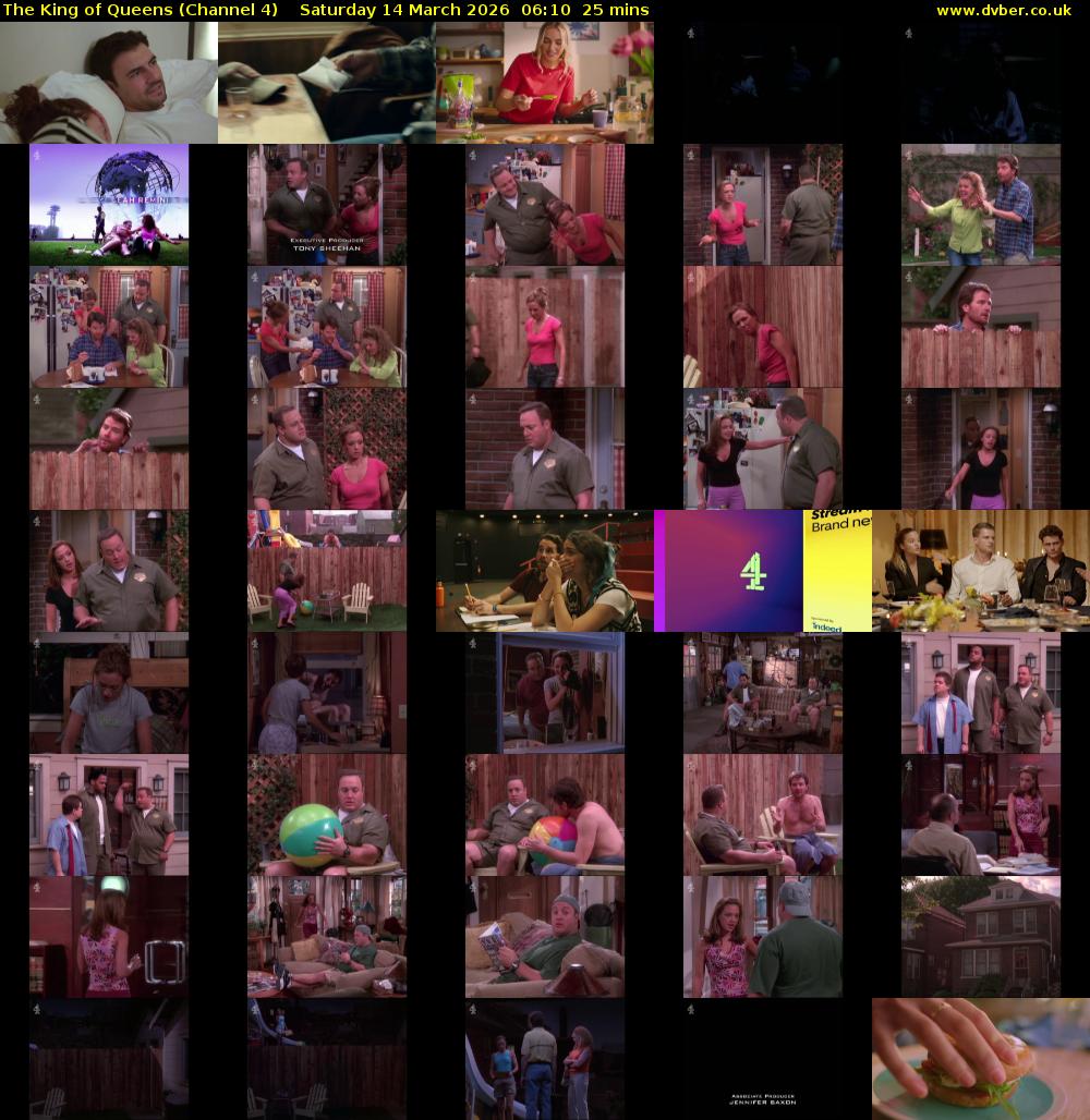 The King of Queens (Channel 4) Saturday 14 March 2026 06:10 - 06:35