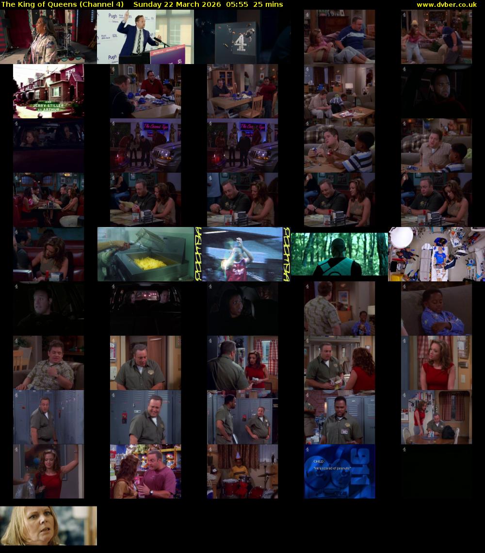 The King of Queens (Channel 4) Sunday 22 March 2026 05:55 - 06:20