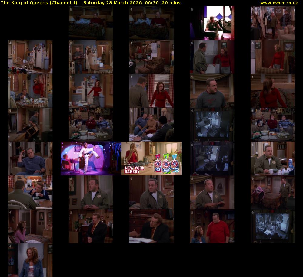 The King of Queens (Channel 4) Saturday 28 March 2026 06:30 - 06:50