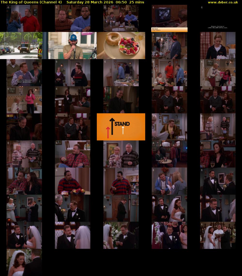 The King of Queens (Channel 4) Saturday 28 March 2026 06:50 - 07:15