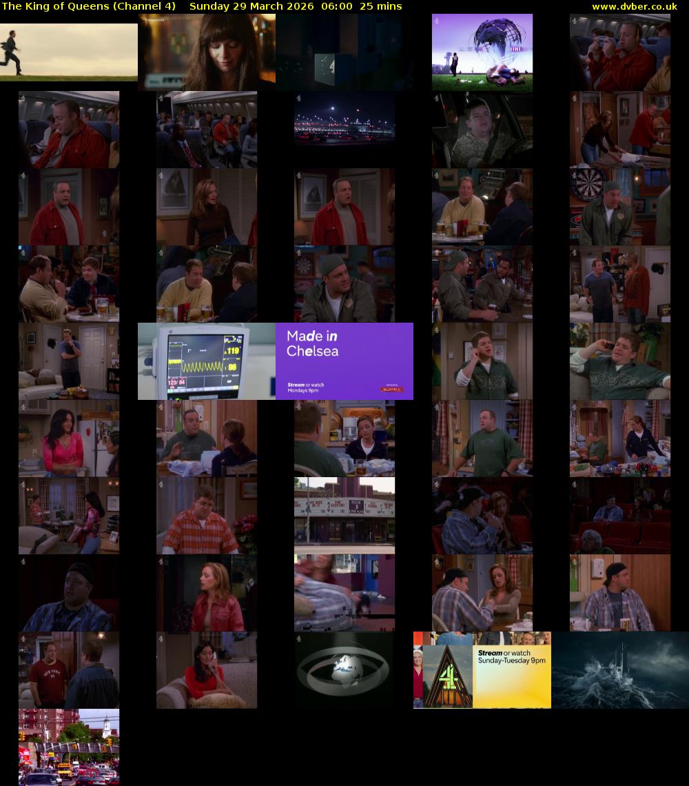 The King of Queens (Channel 4) Sunday 29 March 2026 06:00 - 06:25