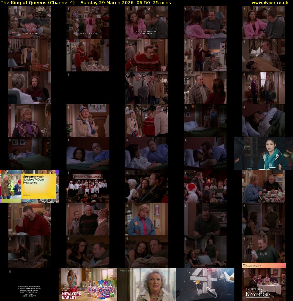The King of Queens (Channel 4) Sunday 29 March 2026 06:50 - 07:15