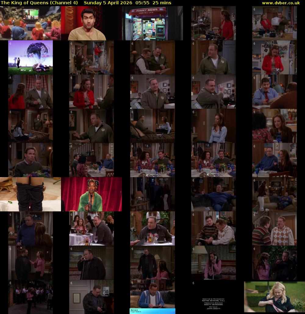 The King of Queens (Channel 4) Sunday 5 April 2026 05:55 - 06:20