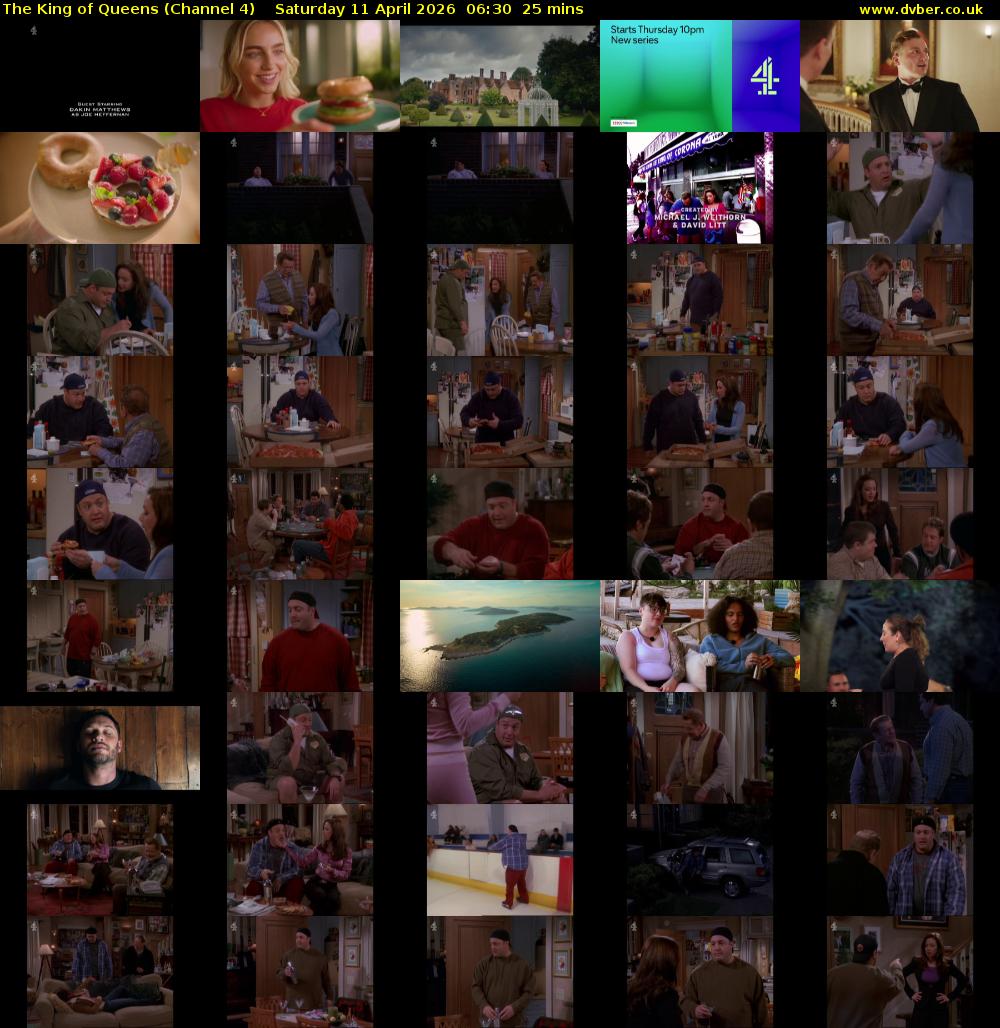 The King of Queens (Channel 4) Saturday 11 April 2026 06:30 - 06:55