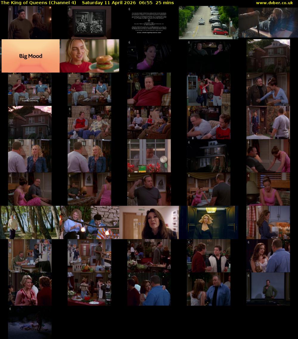 The King of Queens (Channel 4) Saturday 11 April 2026 06:55 - 07:20