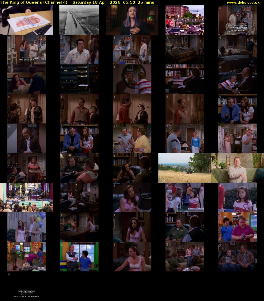 The King of Queens (Channel 4) Saturday 18 April 2026 05:50 - 06:15