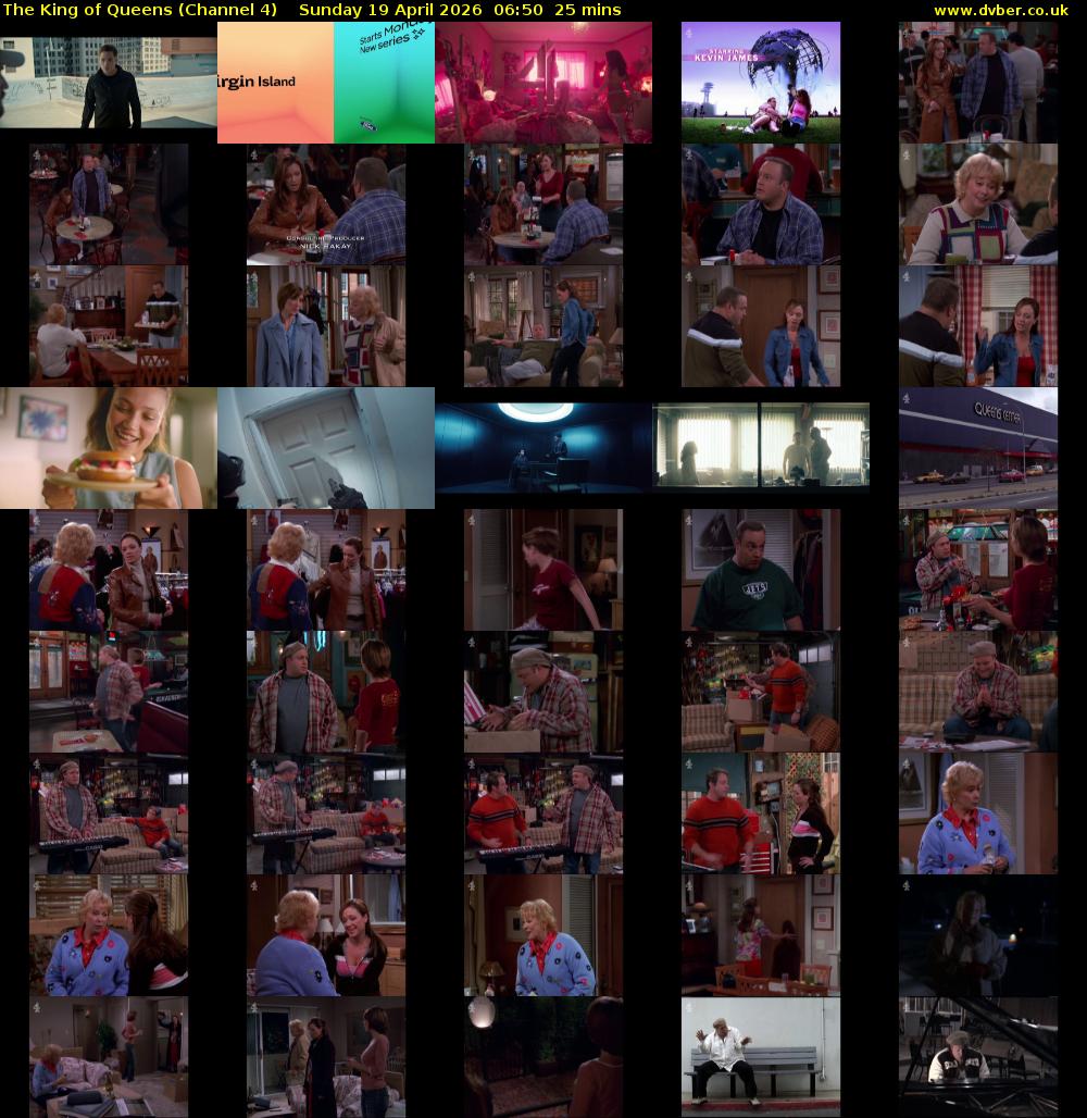 The King of Queens (Channel 4) Sunday 19 April 2026 06:50 - 07:15