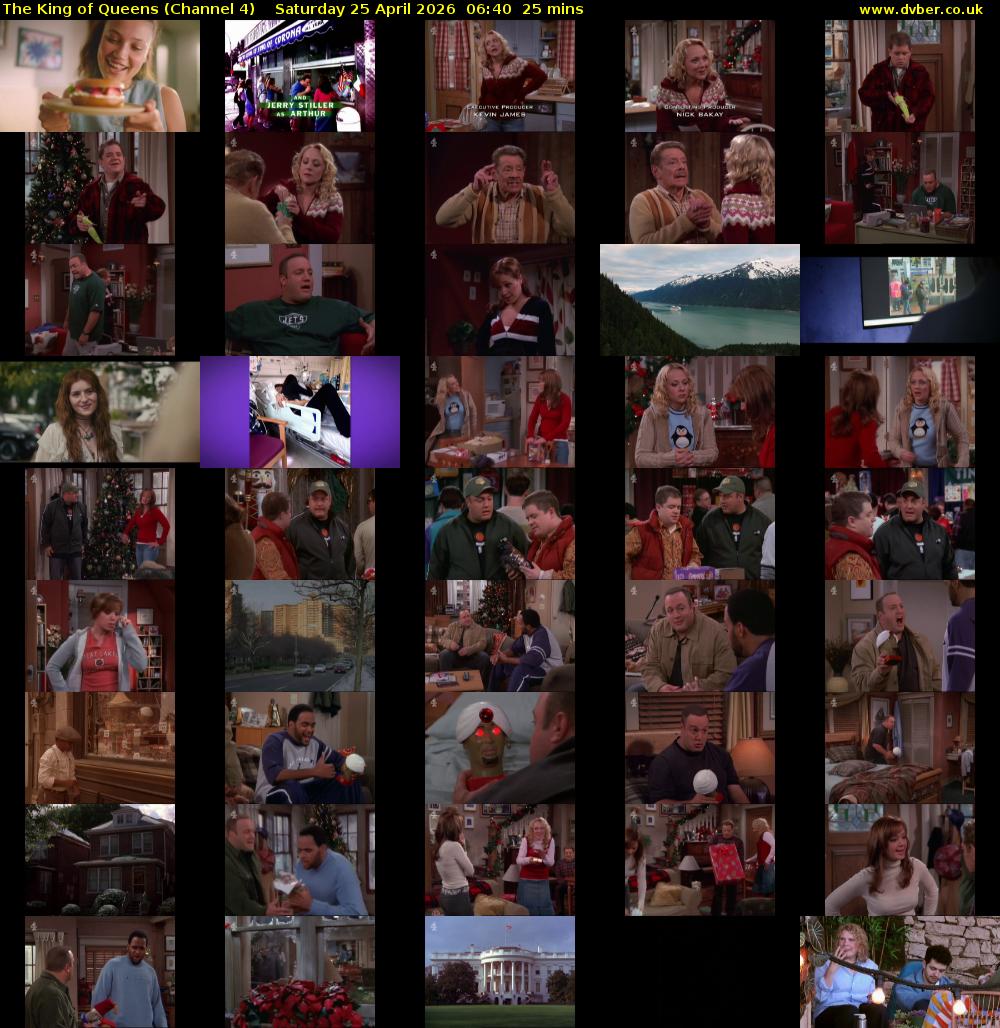 The King of Queens (Channel 4) Saturday 25 April 2026 06:40 - 07:05