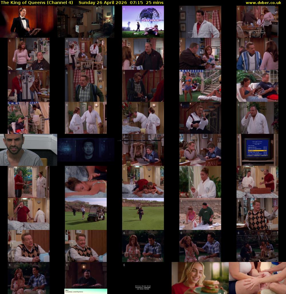 The King of Queens (Channel 4) Sunday 26 April 2026 07:15 - 07:40
