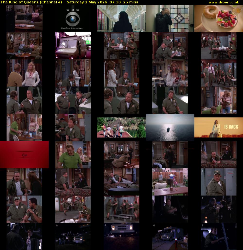 The King of Queens (Channel 4) Saturday 2 May 2026 07:30 - 07:55