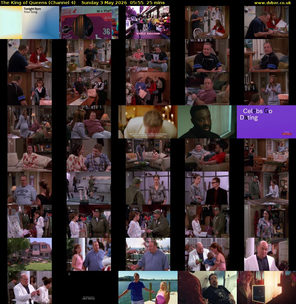 The King of Queens (Channel 4) Sunday 3 May 2026 05:55 - 06:20