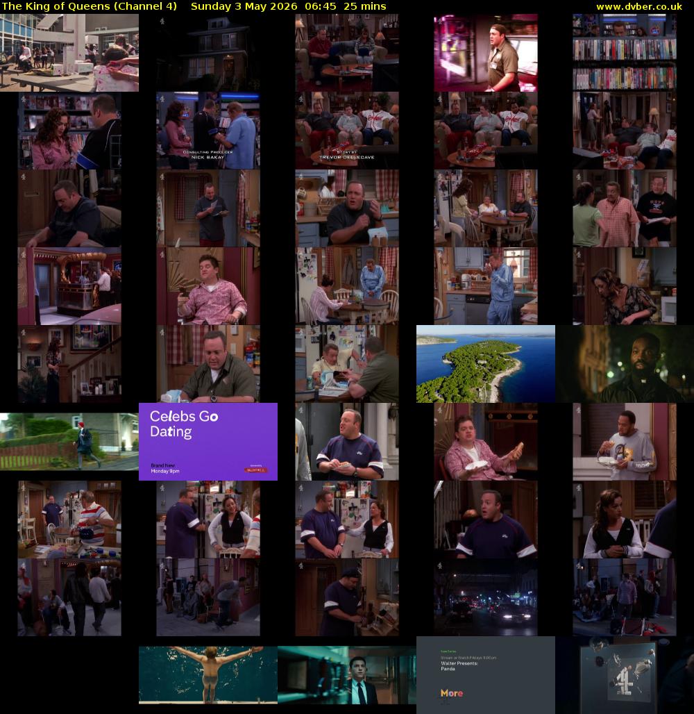 The King of Queens (Channel 4) Sunday 3 May 2026 06:45 - 07:10
