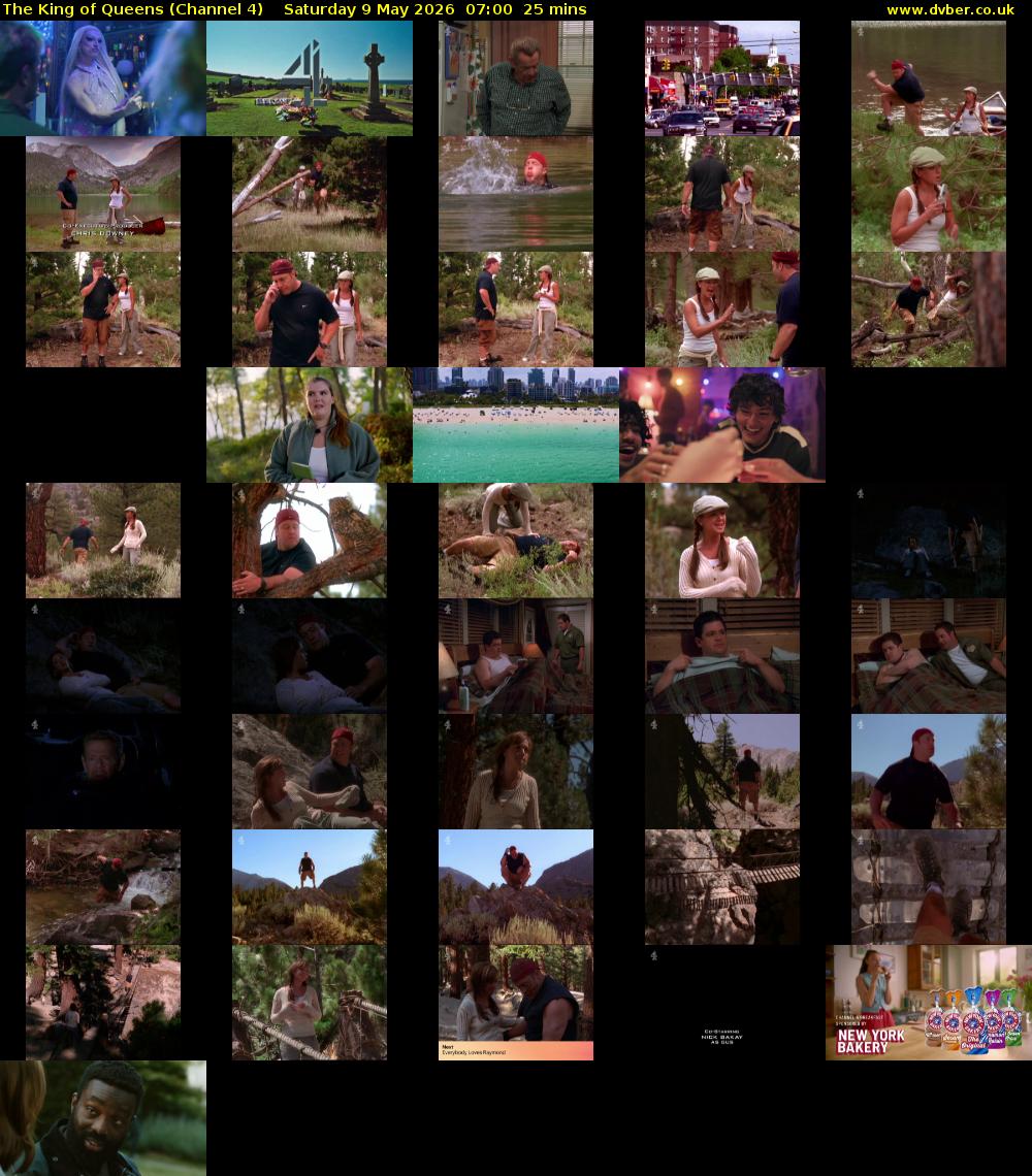 The King of Queens (Channel 4) Saturday 9 May 2026 07:00 - 07:25