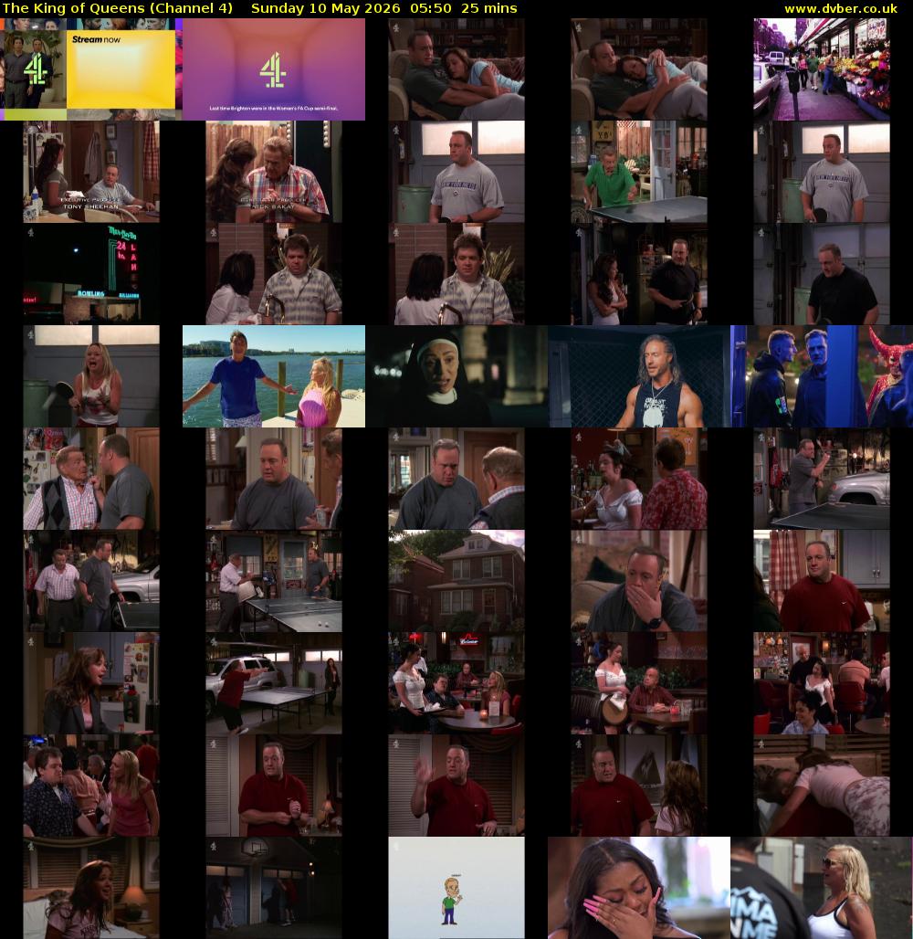The King of Queens (Channel 4) Sunday 10 May 2026 05:50 - 06:15