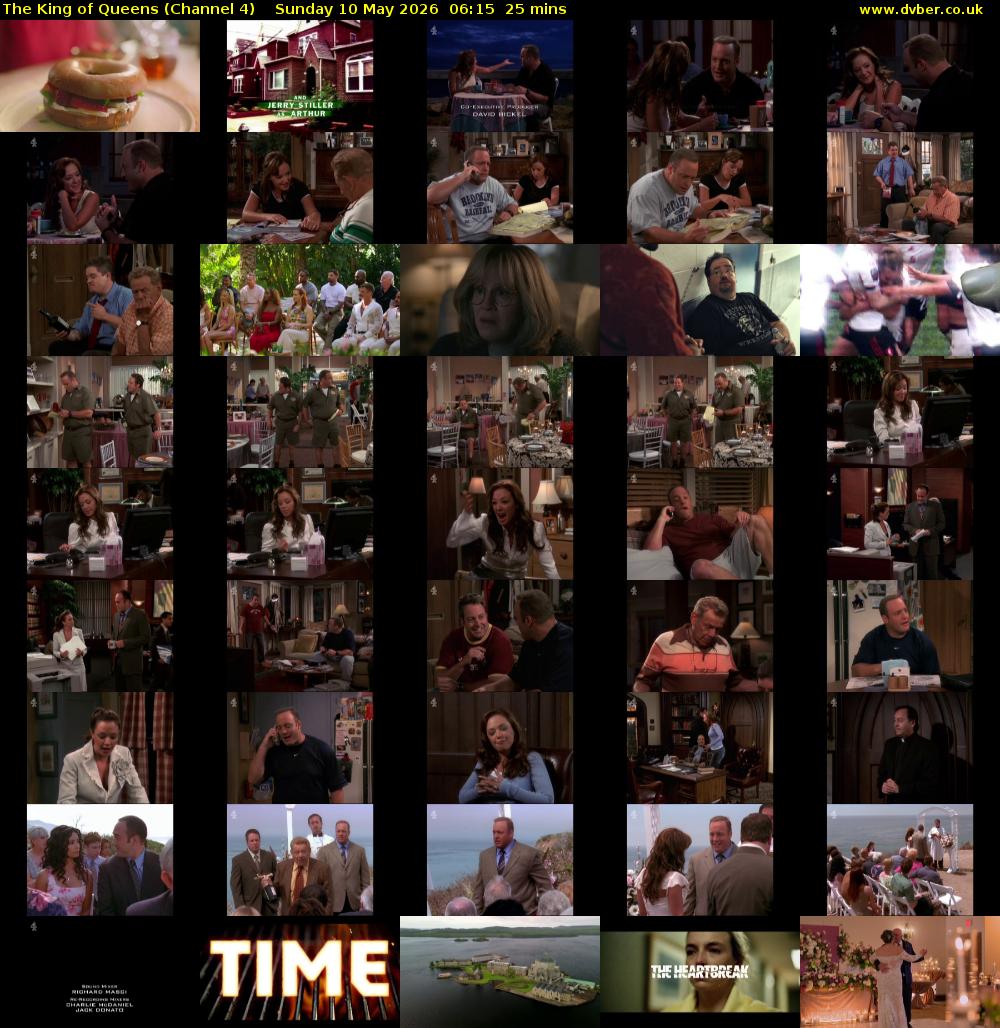 The King of Queens (Channel 4) Sunday 10 May 2026 06:15 - 06:40