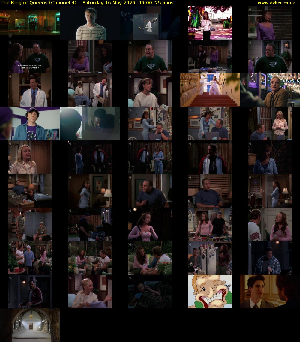 The King of Queens (Channel 4) Saturday 16 May 2026 06:00 - 06:25