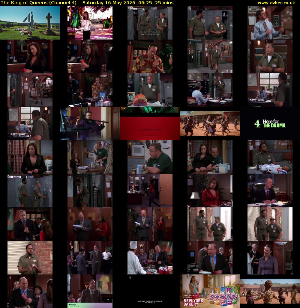 The King of Queens (Channel 4) Saturday 16 May 2026 06:25 - 06:50