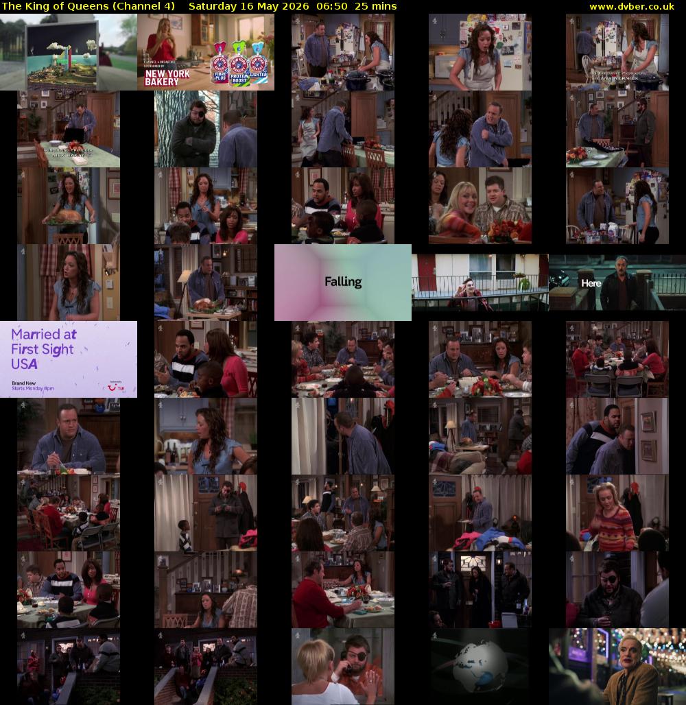 The King of Queens (Channel 4) Saturday 16 May 2026 06:50 - 07:15