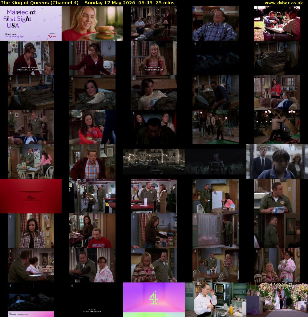 The King of Queens (Channel 4) Sunday 17 May 2026 06:45 - 07:10