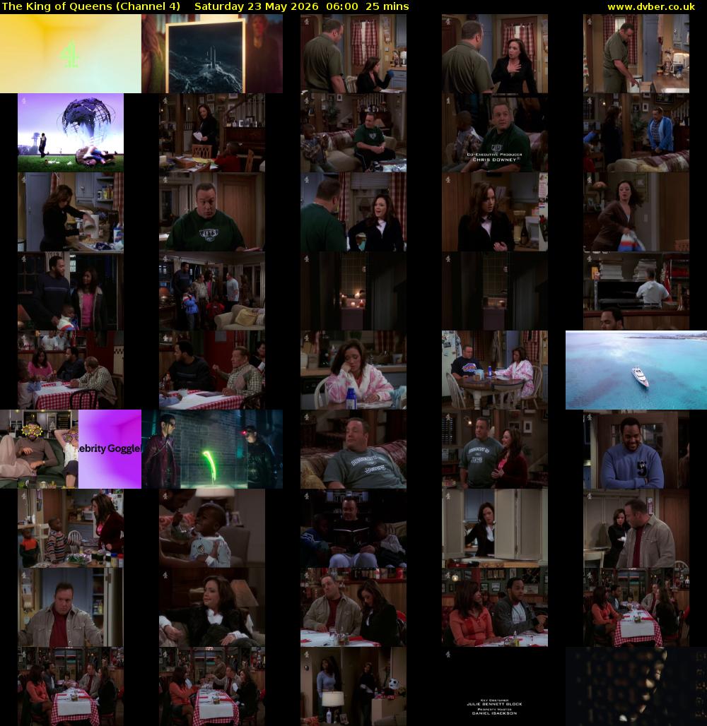 The King of Queens (Channel 4) Saturday 23 May 2026 06:00 - 06:25