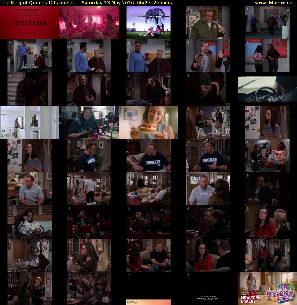 The King of Queens (Channel 4) Saturday 23 May 2026 06:25 - 06:50