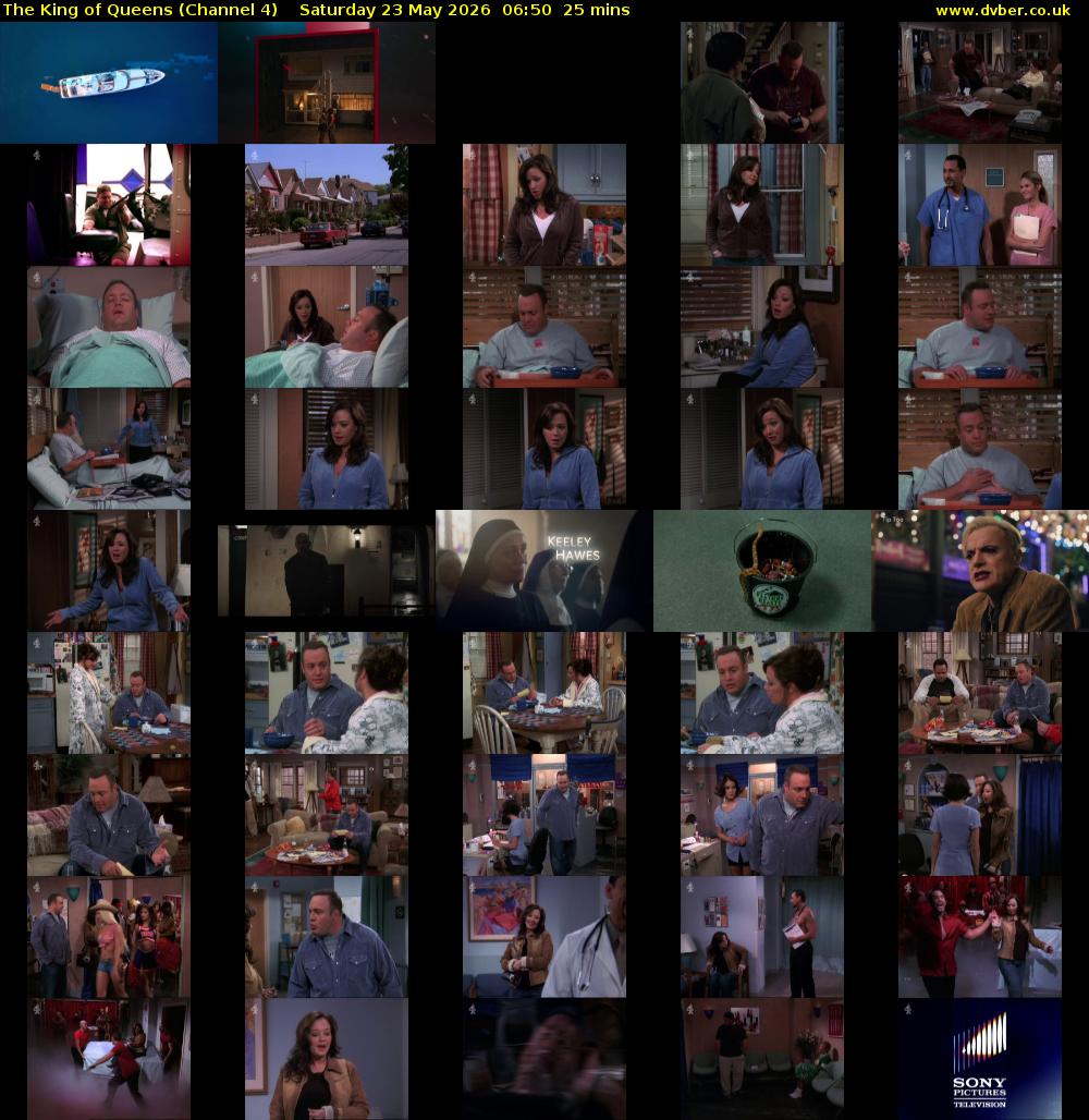 The King of Queens (Channel 4) Saturday 23 May 2026 06:50 - 07:15