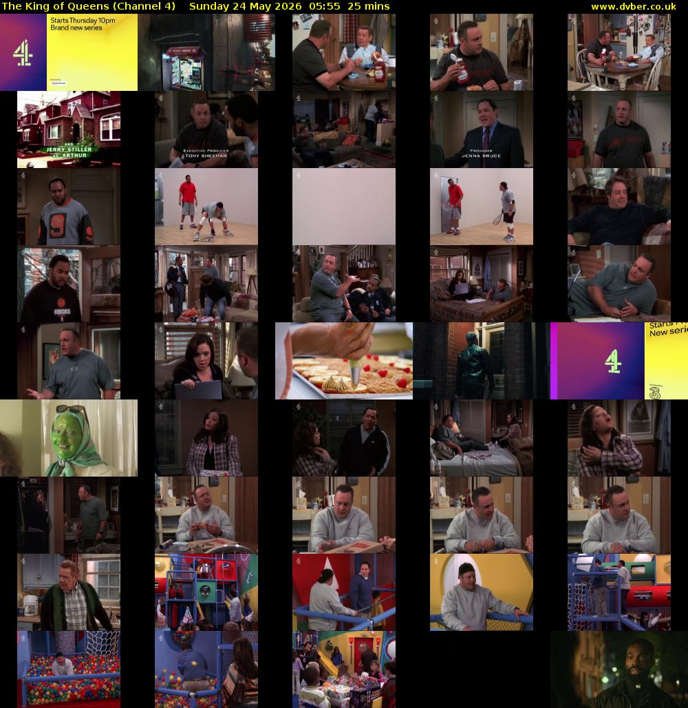 The King of Queens (Channel 4) Sunday 24 May 2026 05:55 - 06:20