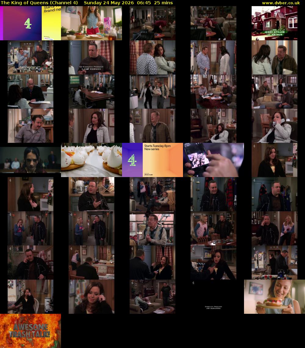 The King of Queens (Channel 4) Sunday 24 May 2026 06:45 - 07:10