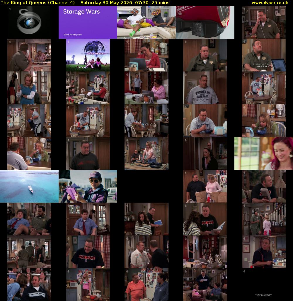 The King of Queens (Channel 4) Saturday 30 May 2026 07:30 - 07:55