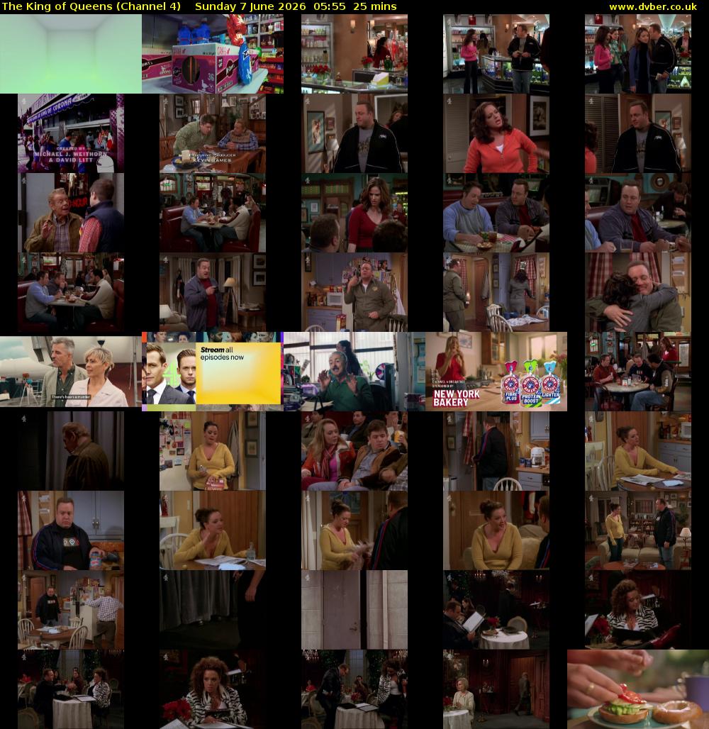 The King of Queens (Channel 4) Sunday 7 June 2026 05:55 - 06:20