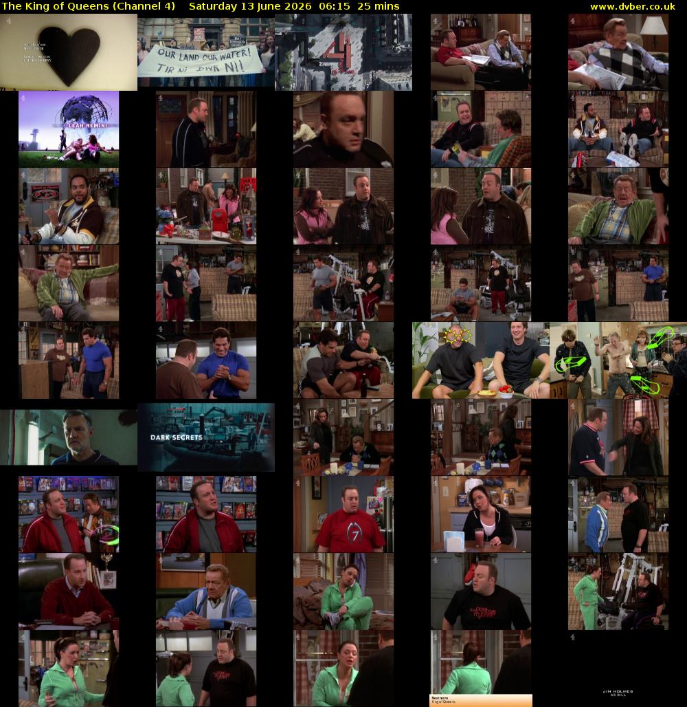 The King of Queens (Channel 4) Saturday 13 June 2026 06:15 - 06:40