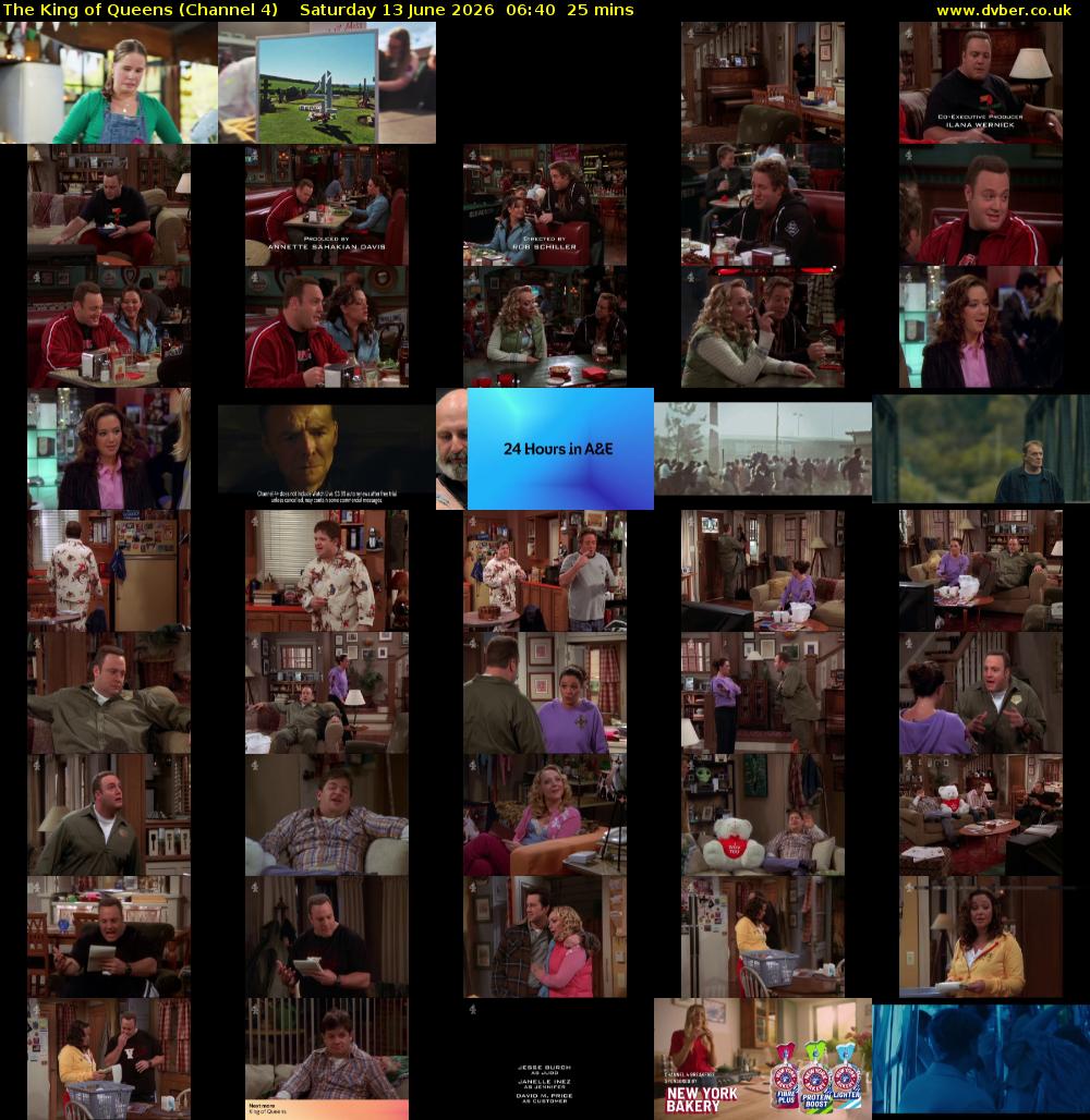 The King of Queens (Channel 4) Saturday 13 June 2026 06:40 - 07:05