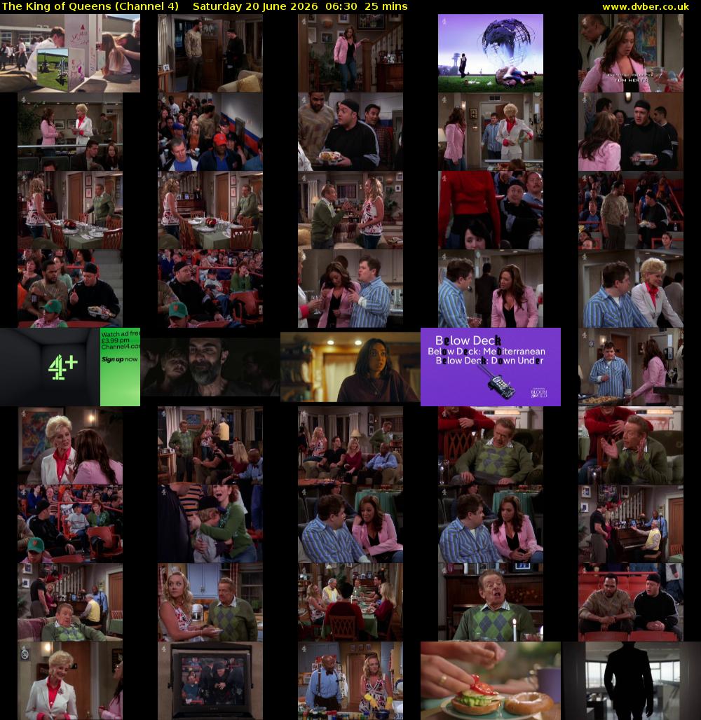 The King of Queens (Channel 4) Saturday 20 June 2026 06:30 - 06:55