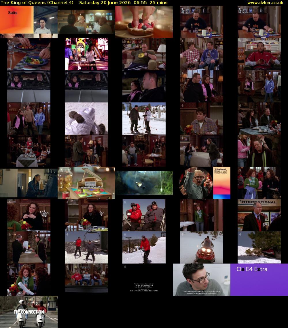 The King of Queens (Channel 4) Saturday 20 June 2026 06:55 - 07:20