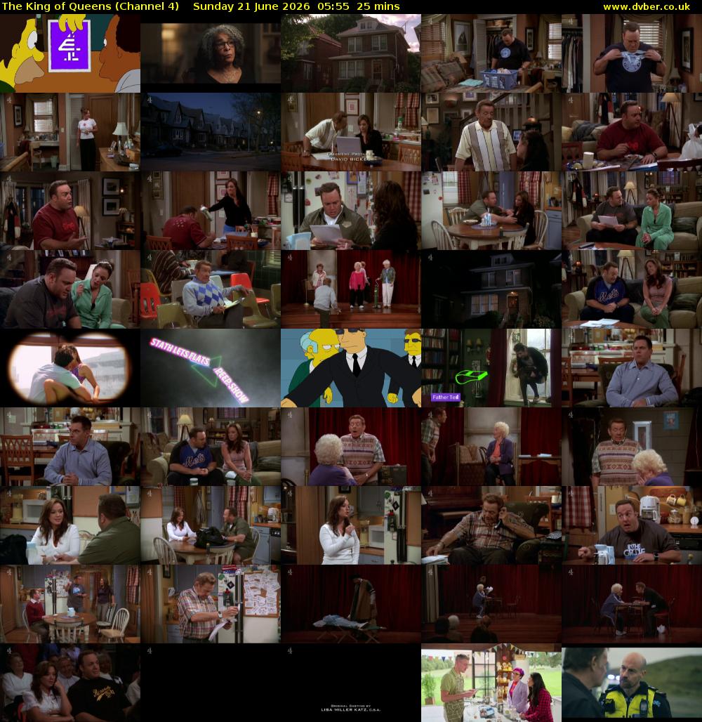 The King of Queens (Channel 4) Sunday 21 June 2026 05:55 - 06:20